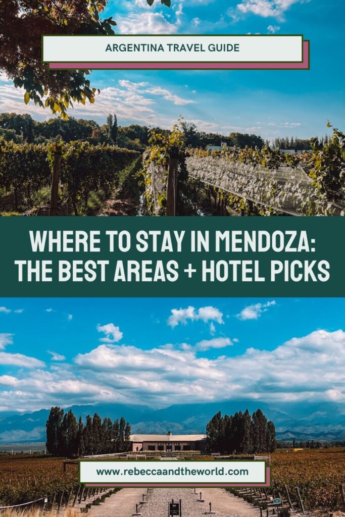 Where to stay in Mendoza? This guide covers the best areas — Mendoza City, Chacras de Coria and Valle de Uco — with hotel picks. | Where To Stay In Mendoza | Mendoza Hotels | Mendoza Argentina | Mendoza Wine Region | Mendoza City Hotels | Chacras De Coria | Valle De Uco | Mendoza Winery Hotels | Mendoza Wine Tasting | Mendoza Travel Guide | Argentina Wine Country | Best Hotels In Mendoza | Mendoza Itinerary | Mendoza Accommodation | Best Places to Stay in Mendoza | Mendoza Neighbourhoods