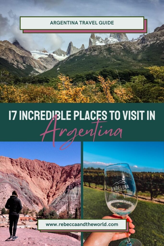 Planning a trip to Argentina and wondering where to go? This list of 17 incredible places to visit in Argentina will help you plan your itinerary. They're all favourite places of a former local and includes tips on what to do and where to stay. | Visit Argentina | Argentina Travel | South America | Argentina Destinations | Places to Visit in Argentina | Things to See in Argentina | What to Do in Argentina | Argentina Travel Tips | Argentina Natural Wonders