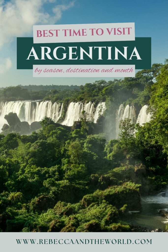 Wondering when is the best time to visit Argentina? This comprehensive guide has recommendations based on season, destination and month. Plan your trip with confidence with this guide to travel in Argentina. As we all know, timing is everything! Argentina | Argentina Travel | Visit Argentina | Argentina Weather | When to Visit Argentina | Best Time to Visit Argentina | Argentina Travel Planning | Argentina Travel Tips | Argentina Travel Guide | Travel to Argentina | Argentina Travel Essentials