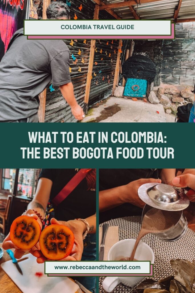 Only know Colombian food as arepas? This Bogota food tour is the perfect introduction to what to eat in Colombia. | Bogota Food Tour | A Chef&rsquo;s Tour Bogot&aacute; | Viejo Bogot&aacute; Tour | What To Eat In Bogota | Colombian Food | Colombian Street Food | Bogota Street Food | Bogota Food Guide | Best Food In Bogota | Bogota Travel Guide | Colombia Travel | Food Tour Review | Things To Do In Bogot&aacute; | What to Do in Bogota | What to Eat in Colombia | Traditional Food in Bogota | Traditional Colombian Food