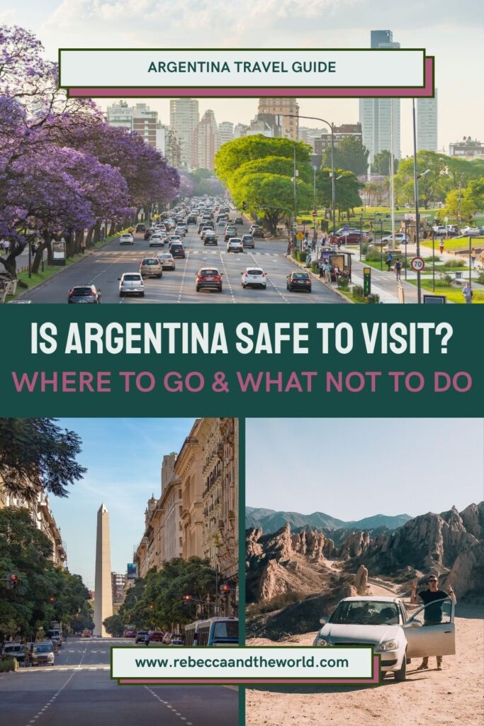 Wondering if Argentina is safe to visit for tourists? If you're planning a visit to this amazing South American country, rest assured it's generally safe for tourists. An expat in Argentina shares 21 safety tips and need-to-know safety info. Argentina Travel | Safety in Argentina | Visit Argentina | Argentina Travel Tips | What to Do in Argentina | Is Argentina Safe for Tourists | Argentina Tourism | Argentina Safety | Is Buenos Aires Safe | Buenos Aires Safety