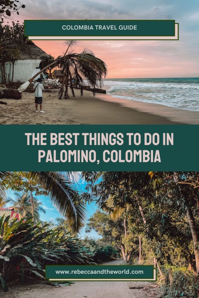 Is Palomino worth visiting? This Palomino travel guide covers what to see, do and eat in this chill Colombian beach town. | Palomino Colombia | Palomino Travel Guide | Things To Do In Palomino | Where To Stay In Palomino | Palomino Hotels | Palomino Hostels | Where To Eat In Palomino | Palomino Restaurants | Palomino Itinerary | How Many Days In Palomino | How To Get To Palomino | Colombia Caribbean Coast | Colombia Backpacking | Colombia Travel Tips | Is Palomino Worth Visiting