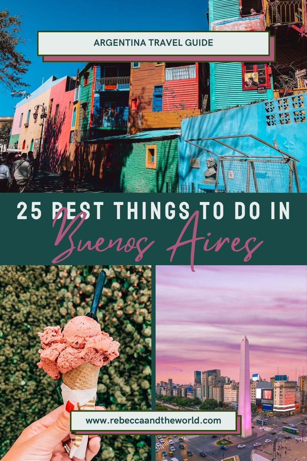 Wondering what to do in Buenos Aires, Argentina? This list includes the 25 best things to do, including restaurants, bars, museums, parks, gardens, historical sites and more! Based on two years of living in the city, it highlights what you can't miss on your Buenos Aires itinerary. Click on through and save it for your trip to Buenos Aires! | Buenos Aires | Argentina | Argentina Travel | Buenos Aires Things to Do | Buenos Aires Itinerary | Buenos Aires What to Do
