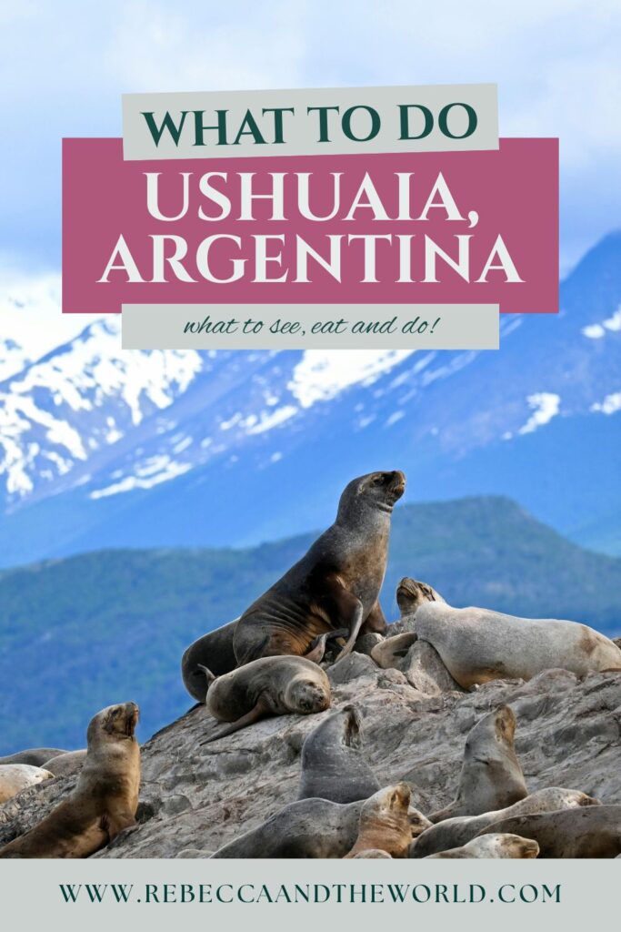 At the very southern tip of Argentina lies Ushuaia - the southernmost city in the world. There are so many things to do in Ushuaia, from hiking to camping to sailing to walking with penguins. Read on for the best things to do as well as when to go and where to stay. | Ushuaia | Visit Argentina | Patagonia | Argentina Travel | Ushuaia Travel Guide | Patagonia Travel | Tierra del Fuego | Things to Do in Ushuaia | What to Do in Ushuaia | Ushuaia Itinerary | 3 Days in Ushuaia | South America Travel