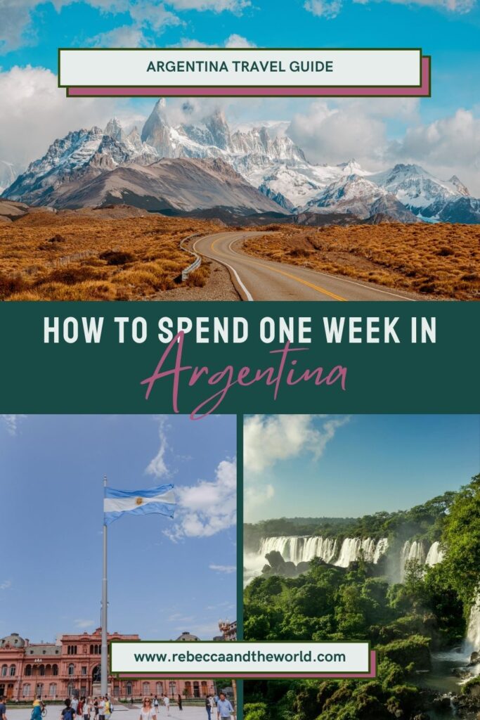 Only got 1 week in Argentina? Here are 7 itinerary options – from Mendoza wine country to Iguazú Falls – from a former expat who lived in Argentina for two years. | 1 Week in Argentina | Argentina Itinerary | Is 1 Week in Argentina Enough | Argentina One Week Itinerary | Argentina Itinerary Ideas | What to See in Argentina | Best Places to Visit in Argentina | What to Do in Argentina | Best Things to Do in Argentina | Argentina Destinations | Where to Go in Argentina | Argentina 1-Week Itinerary