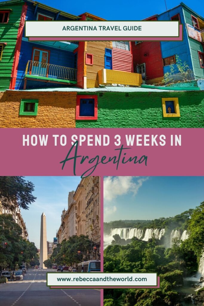 Planning 3 weeks in Argentina? Get two complete itineraries from a former Buenos Aires expat: Patagonia & wine, or the north & Iguazú Falls. | 3 Weeks in Argentina | Argentina Itinerary | Is 3 Weeks in Argentina Enough | Argentina in Three Weeks | Argentina Itinerary Ideas | What to See in Argentina | Best Places to Visit in Argentina | What to Do in Argentina | Best Things to Do in Argentina | Argentina Destinations | Where to Go in Argentina | Argentina 3-Week Itinerary