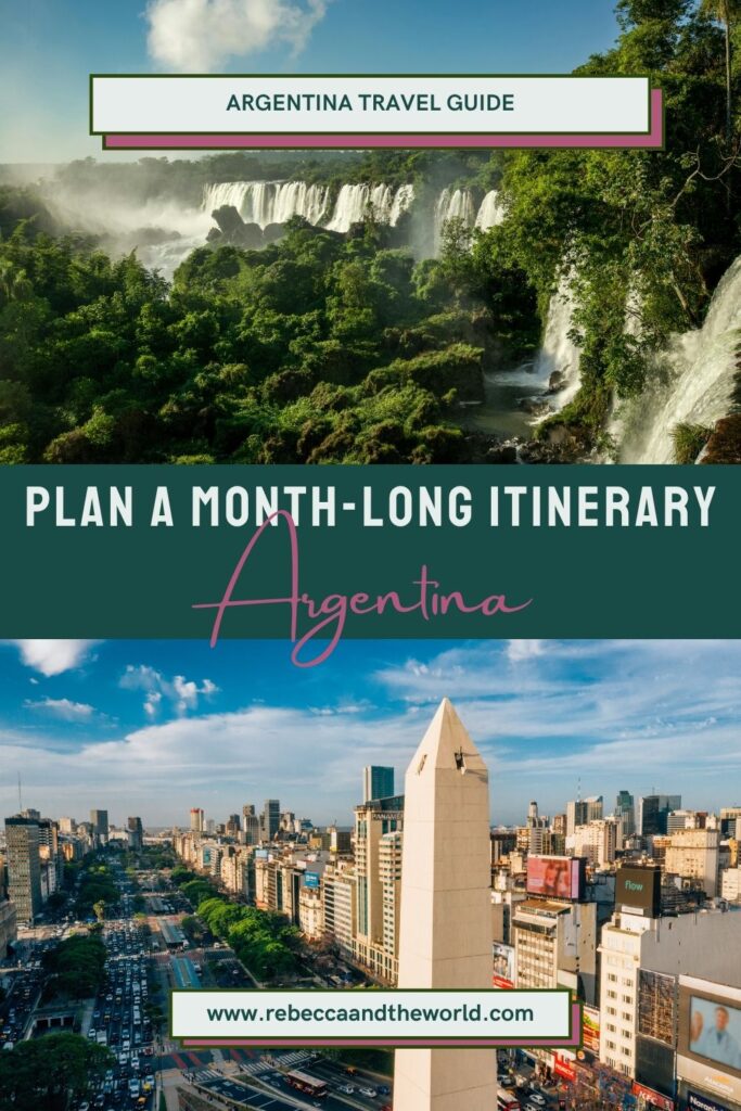 A detailed and awesome 4 weeks in Argentina itinerary covering Patagonia's glaciers and lakes and the north's deserts. | 4 Weeks in Argentina | Argentina Itinerary | Is 4 Weeks in Argentina Enough | Argentina in Three Weeks | Argentina Itinerary Ideas | What to See in Argentina | Best Places to Visit in Argentina | What to Do in Argentina | Best Things to Do in Argentina | Argentina Destinations | Where to Go in Argentina | Argentina 4-Week Itinerary