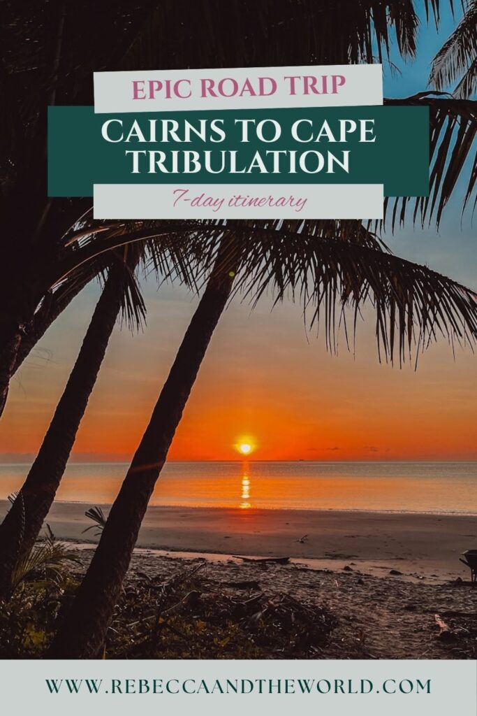 Planning a Cairns to Cape Tribulation road trip? Here's an unforgettable 7-day itinerary along the Great Barrier Reef Drive. | Cairns To Cape Tribulation | 7 Day Cairns To Cape Tribulation Itinerary | 5 Day Cairns To Cape Tribulation Itinerary | Great Barrier Reef Drive Itinerary | Tropical North Queensland Road Trip | Australia Road Trip Itinerary | Port Douglas To Cape Tribulation | Drive Cairns to Cape Tribulation | Best Australian Road Trips | Australian Campervan Hire