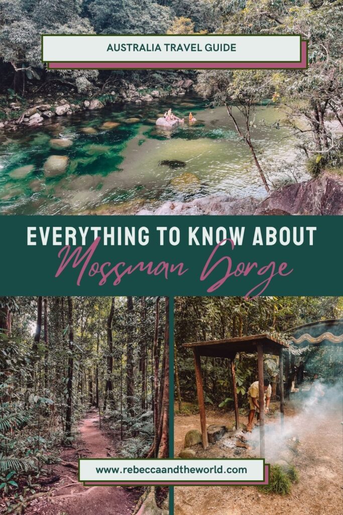 Everything you need to know before visiting Mossman Gorge: the walking trails, shuttle bus, swimming spots and why the Dreamtime Walk is worth booking. | Mossman Gorge Guide | Things to Do in Mossman Gorge | Mossman Gorge Walks | Mossman Gorge Shuttle | Ngadiku Dreamtime Walk | Mossman Gorge Swimming | Daintree Rainforest Walk | Is Mossman Gorge Worth Visiting | What to Do in Mossman Gorge | What to Know About Mossman Gorge | Daintree National Park