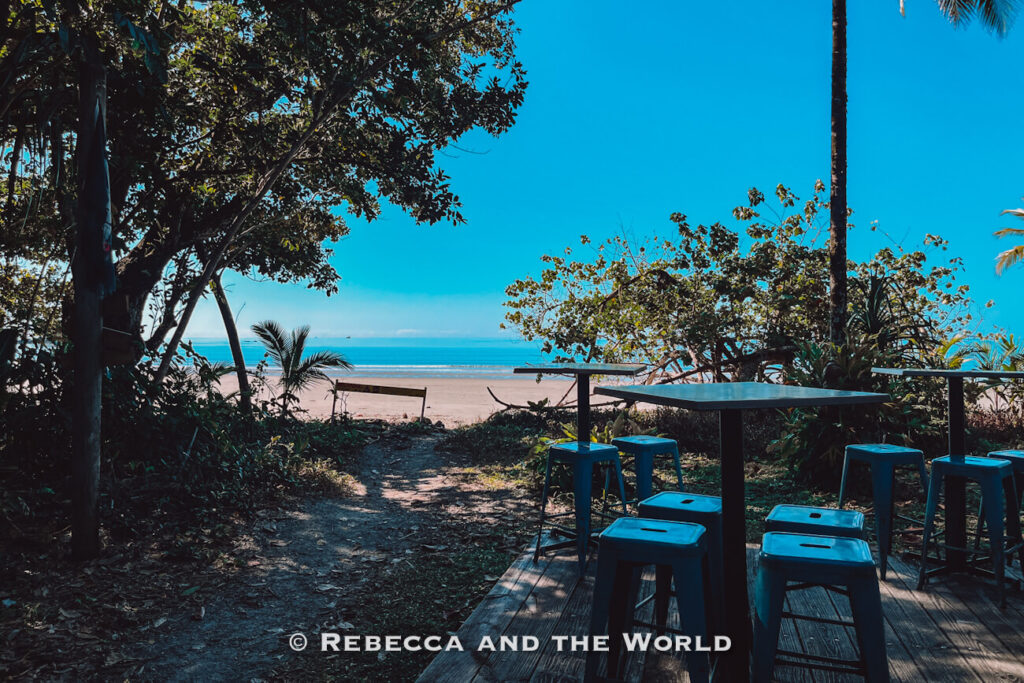 The café at Thornton Beach, a popular coffee and ice cream stop between the Daintree River and Cape Tribulation