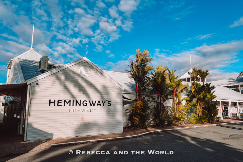 Exterior of Hemingway's Brewery in Port Douglas, a popular spot for craft beer and casual dining for those planning where to eat in Port Douglas.