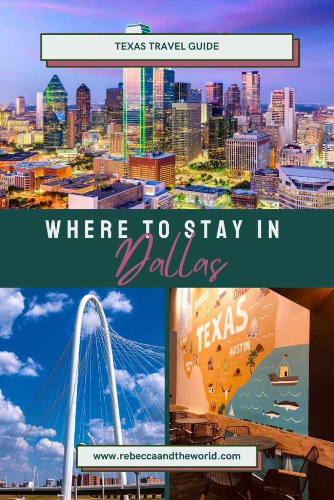 Wondering where to stay in Dallas? From Downtown to Uptown, Deep Ellum to Bishop Arts, here's my local's guide to the best neighbourhoods and hotels for every budget. | Best Hotels in Dallas | Dallas Neighbourhoods to Stay in | Downtown Dallas Hotels | Uptown Dallas Hotels | Best Area to Stay in Dallas Texas | Where to Stay in Dallas | Dallas Accommodation Guide | Best Dallas Hotels | Best Dallas Accommodation | Dallas Itinerary | Is Dallas Worth Visiting | Why Visit Dallas | Dallas Hotels